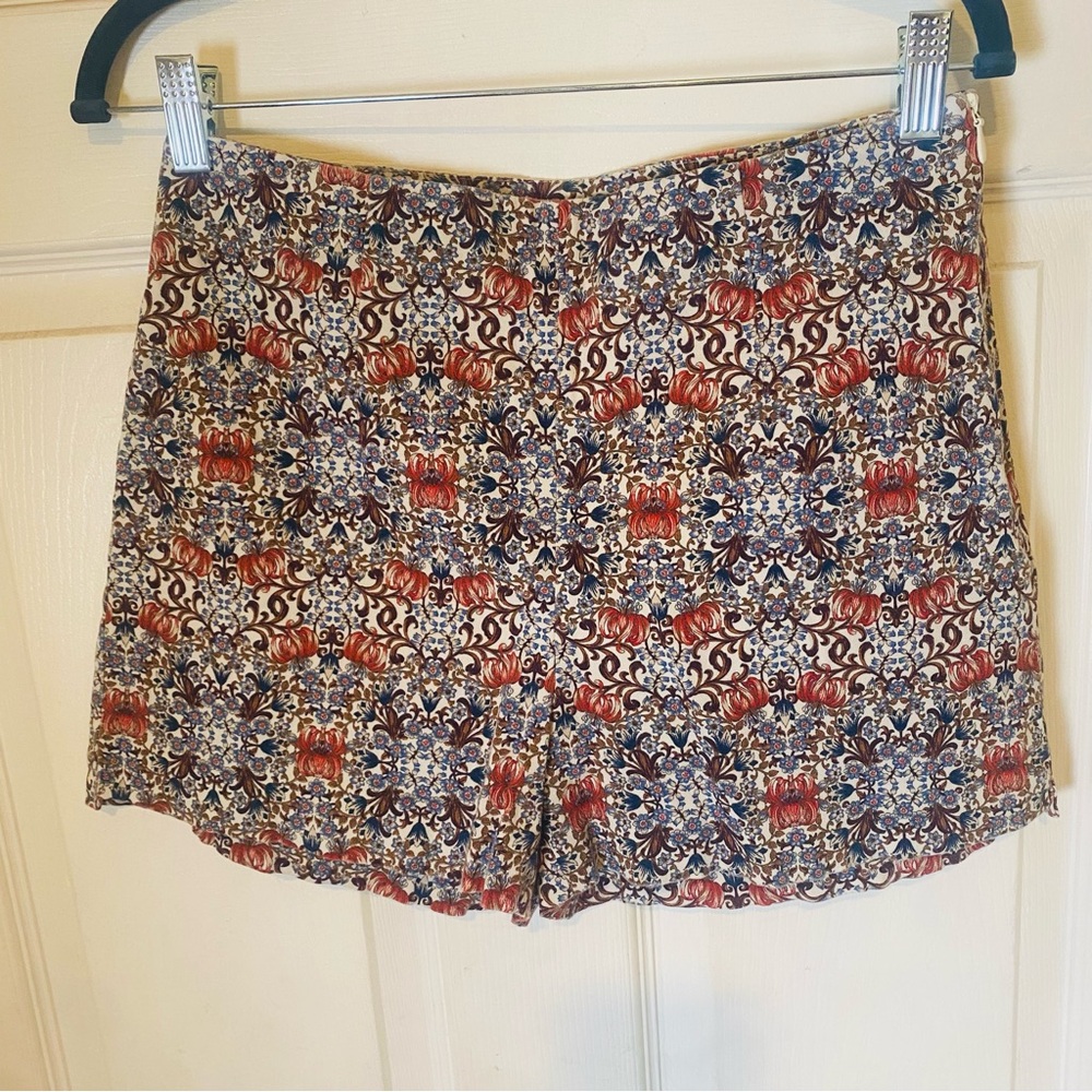 Zara Basic Printed Wallpaper Floral Pattern Dress… - image 1